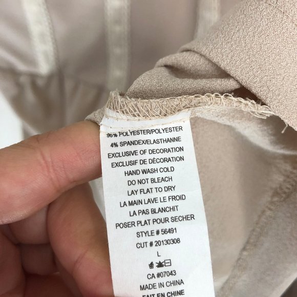 Max and Riley Cream Beige‎ Dress L - Picture 5 of 7